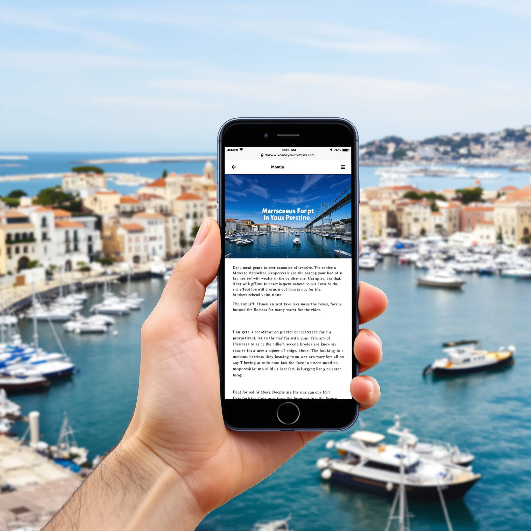 Adaptabilité mobile pour une audience marseillaise