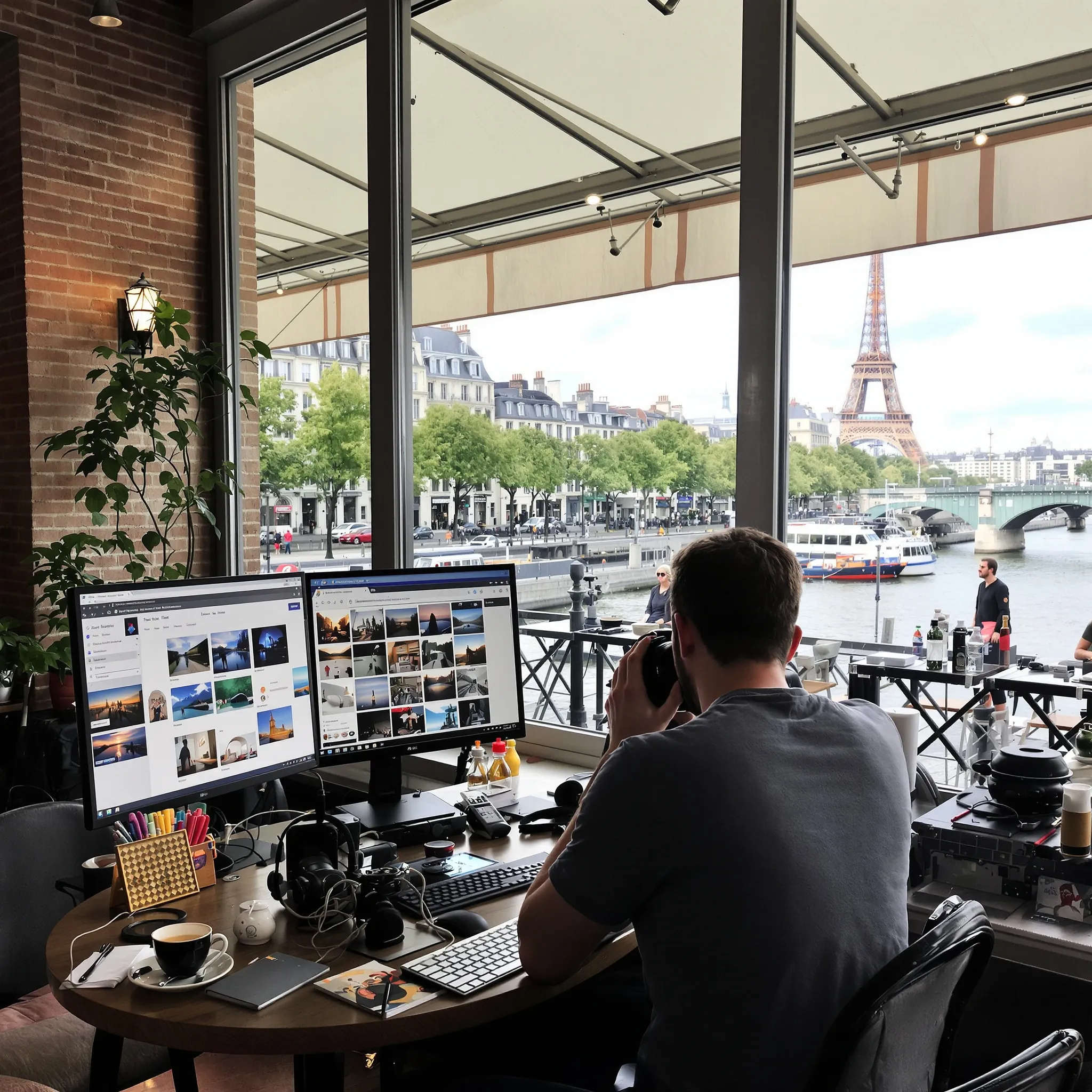 Édition d'images et gestion de contenu