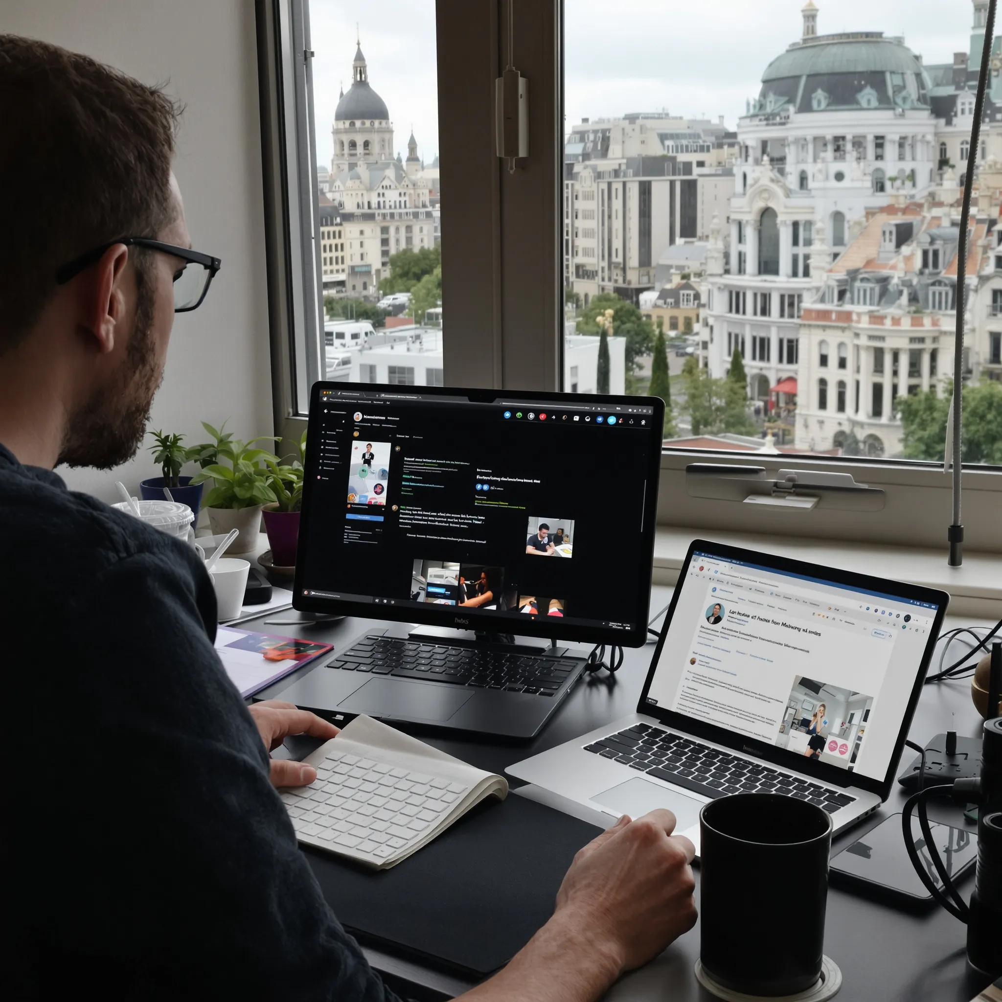 Intégration des réseaux sociaux à Nantes