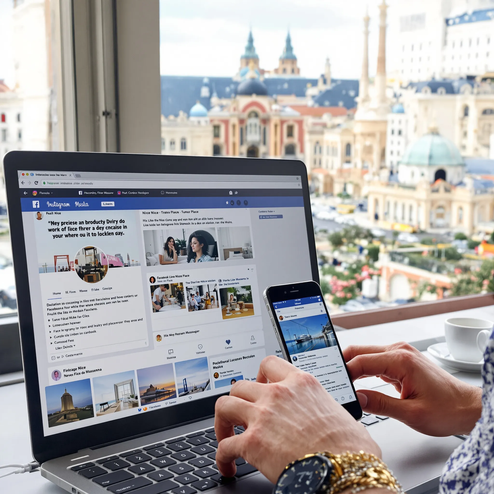 Intégration des réseaux sociaux pour Nice