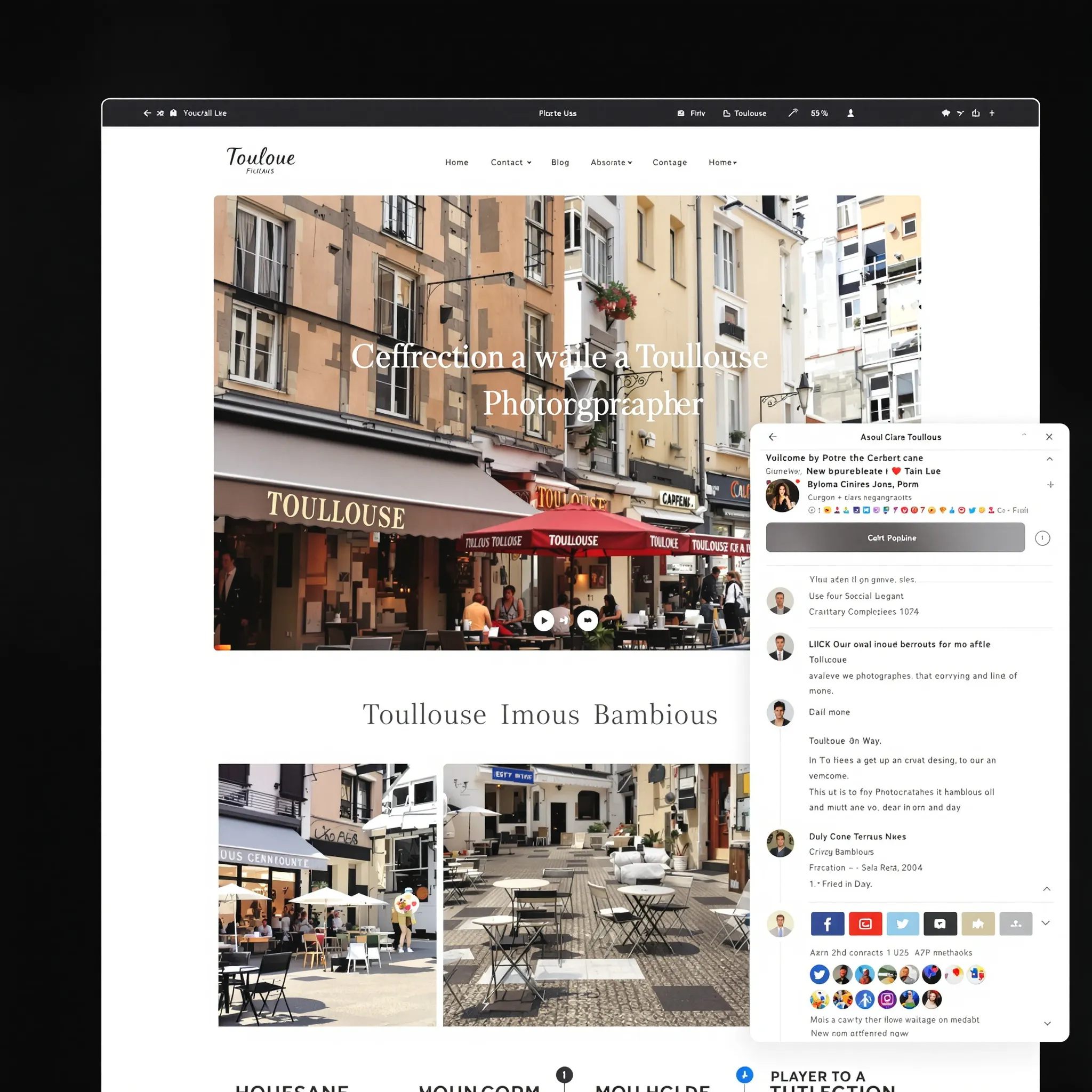 Intégration des réseaux sociaux