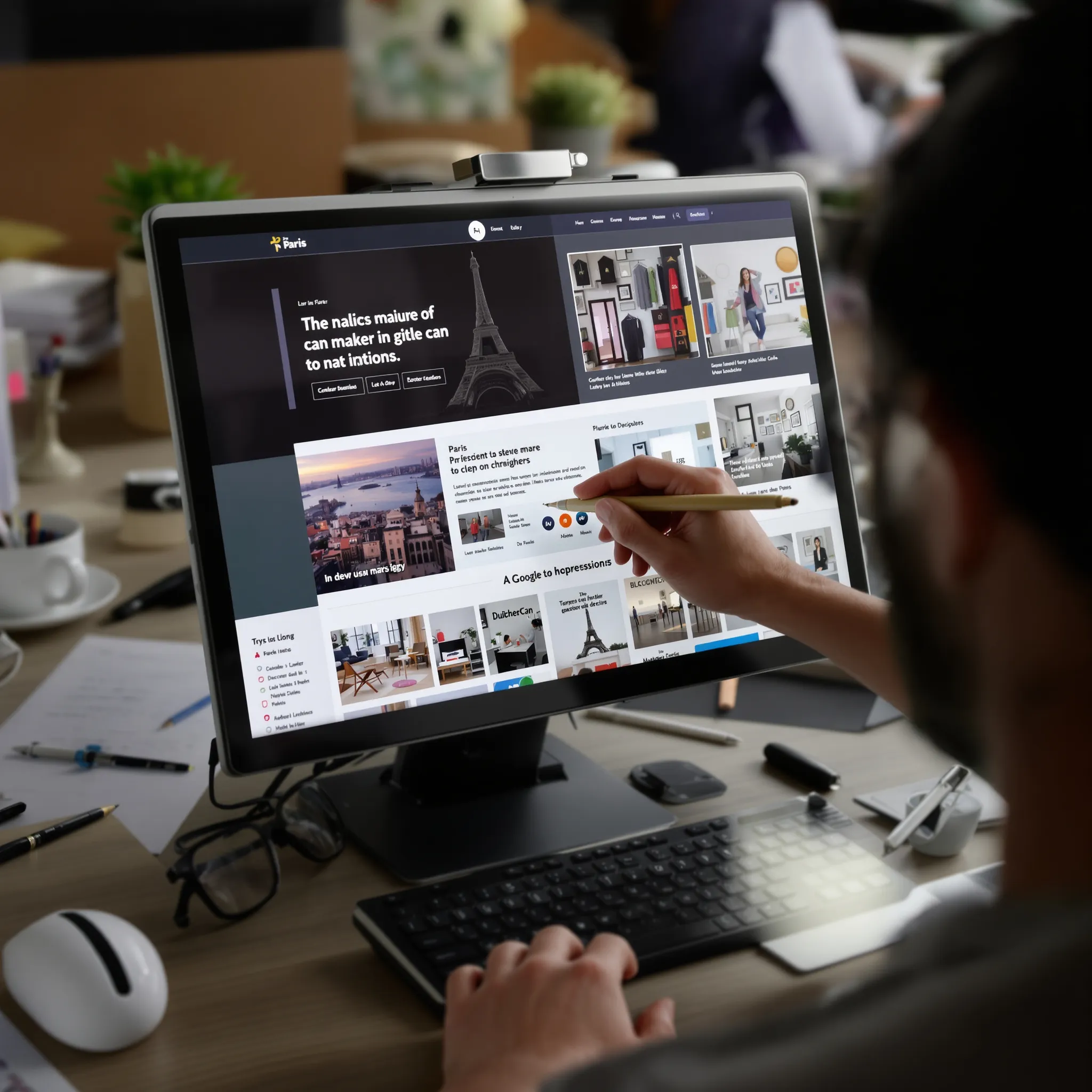 Les tendances web design à Paris