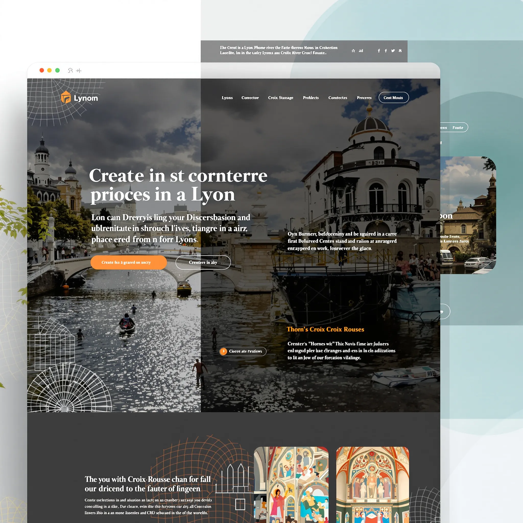 Personnalisation du design pour capturer l'essence de Lyon