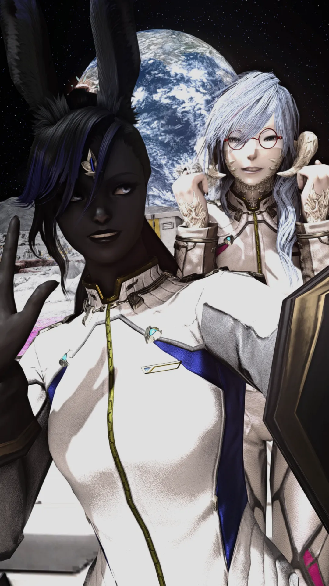 Selfie sur la lune