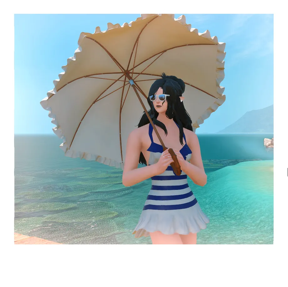 Ombrelle à la plage